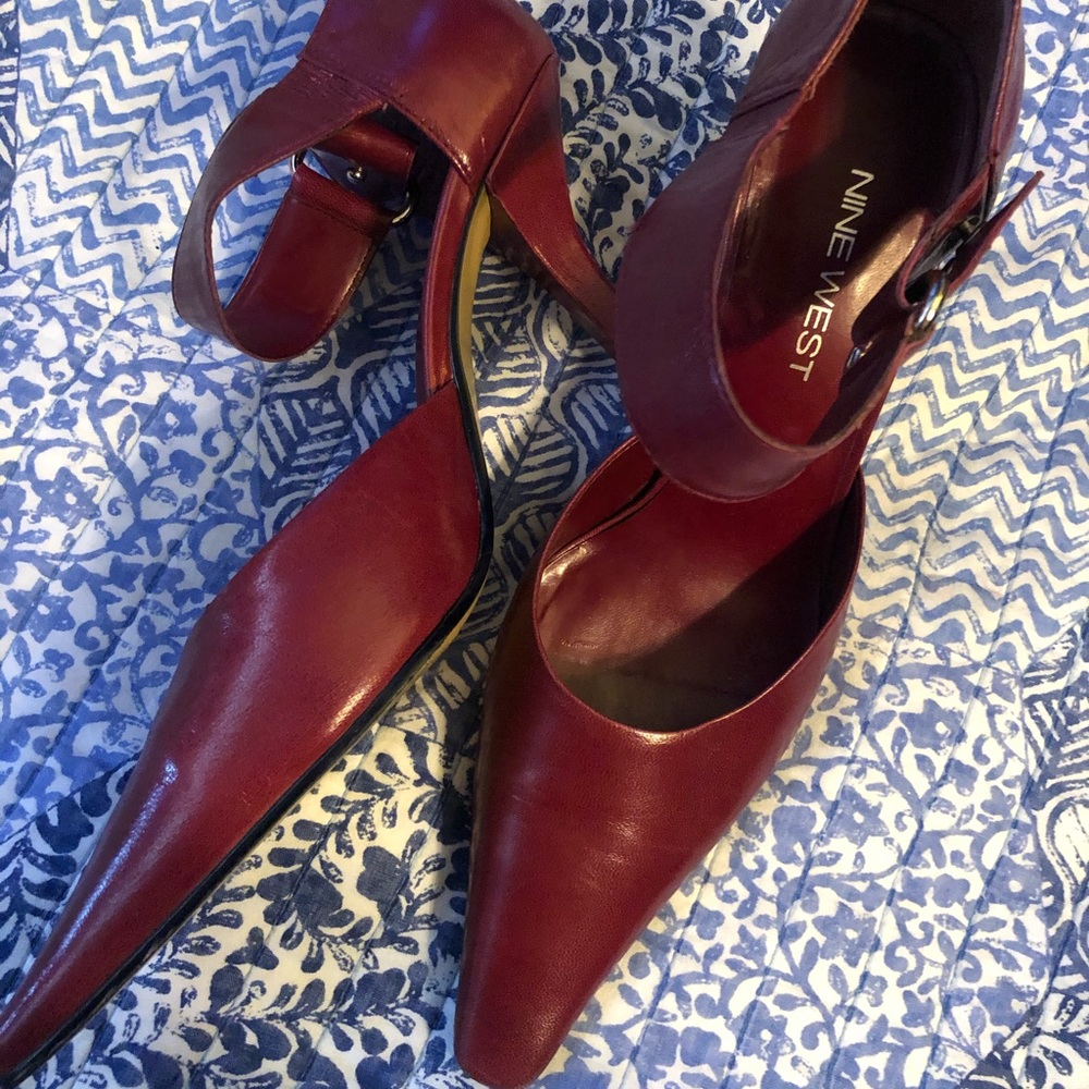 Nine West Ruby Red Pointed Heels - image 2
